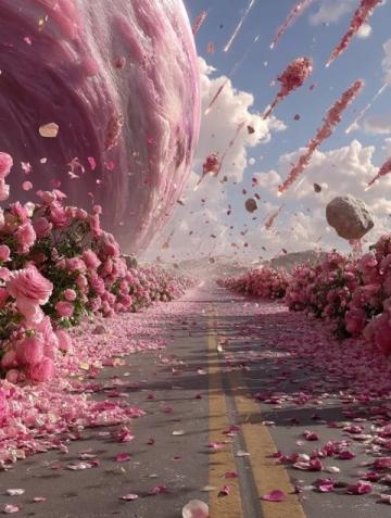 一路繁花引马蹄
