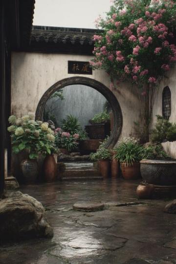 乔家大院的花圃(乔家大院的布局)