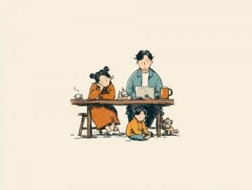 观图绘故事:微笑瞬间记