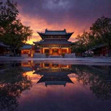 小龙潭文笔塔(清乾隆时期四层实心石塔)