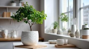 奶油白无涂层健康防粘锅,轻便易用美观时尚厨房新宠