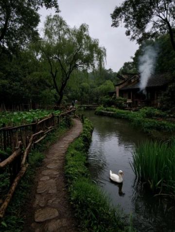 探索杨湾村：美丽家园的意外发现与宁静生活