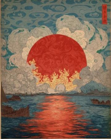 夕阳西下,天边被染成一片红色(窗外的夕阳作文)