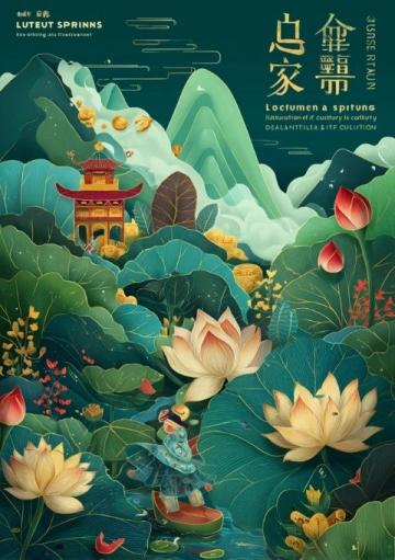 月色下的荷塘:碧波荡漾的经典诗篇