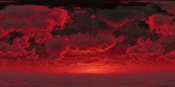 夕阳西下,天边被染成一片红色(窗外的夕阳作文)