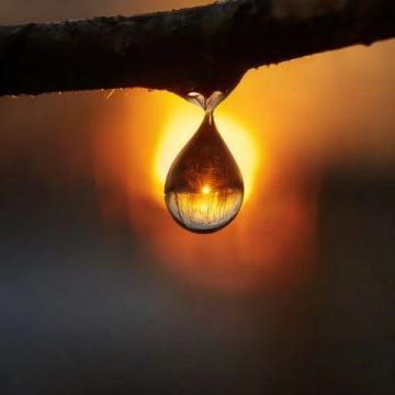 生活中的每一滴雨都将成为你的泪中流出的光明