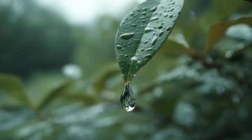 生活中的每一滴雨都将成为你的泪中流出的光明