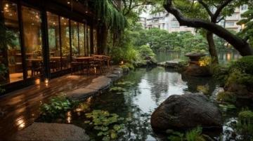 夏日雨后的宁静