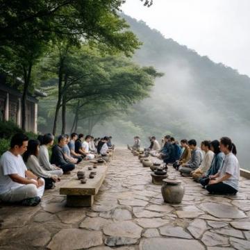 外国友人在泰山之巅流下的泪水：一次心灵之旅的感动瞬间