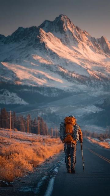 独步风雪路，攀登人生巅