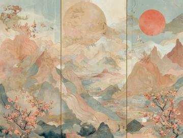 古诗词中的绝美意境：月下花香与壮丽河山