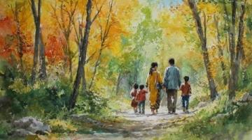 校园漫步：探寻上学路旁诗意画卷