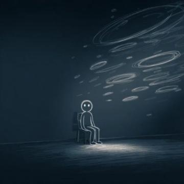一份深深的孤独,让人心碎。