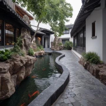 小作文4434程湾镇黑明寺景区内部往西有一条小河