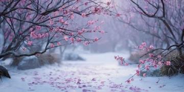 30句唯美冬天诗词：雪映梅香寒意浓