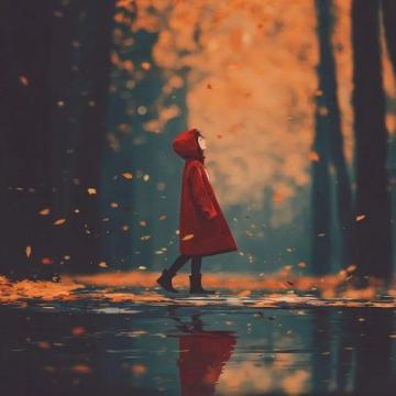 被孩子秋天的作文让我头痛却很温馨:秋风、秋雨和秋叶的故事