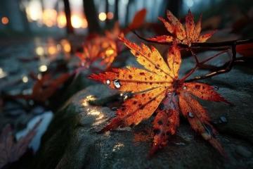 霜叶红时:人生的坚韧与绚烂