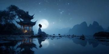 初一作文600字:夜色中的沉思与宁静之美