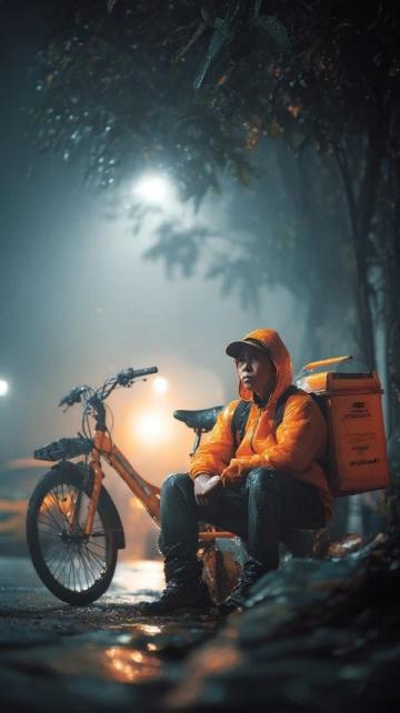 深夜温情:老张头的三轮车夜修记