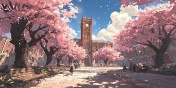 二年级作文:春天的校园——满目翠绿与欢声笑语的世界
