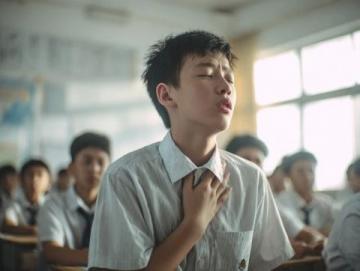 感动教育现场:湖南教师批改作文泪洒纸面