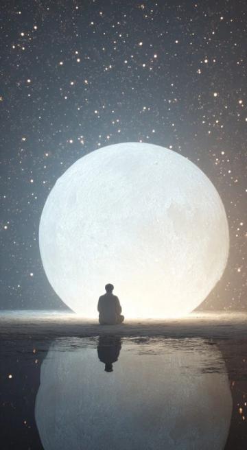 月下独思：情归何处相思满明月楼