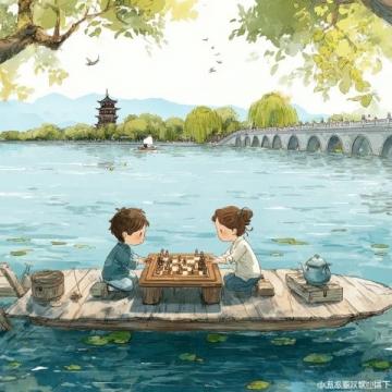 小学生作文展才情：雨后西湖的诗意画卷