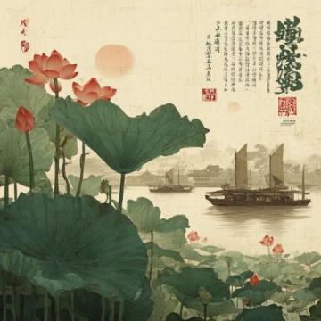 四年级写景作文：夏日荷塘描绘高分范文，轻松写出诗意满分景物描写
