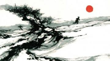 弘一法师经典名言：一个人喝茶散步旅行，无欲无求，活出简单幸福的人生。