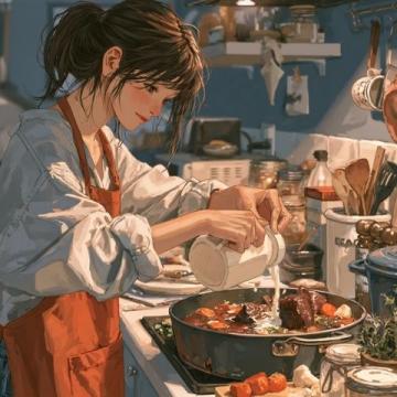 中学生优秀作文：灶台边的光，怀念外婆煮粥的温馨记忆与思念